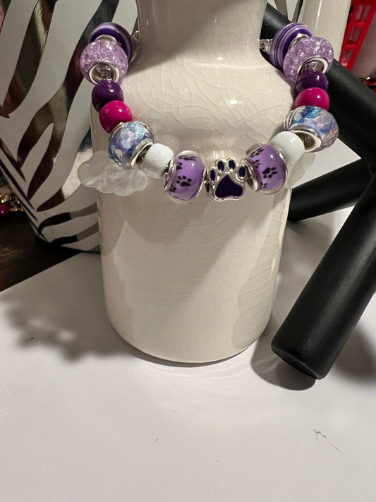 Purple Clouds Bracelet